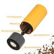 Boîte à cigares de voyage en cuir